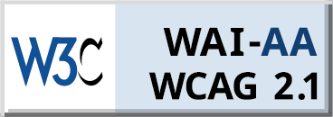 Level AA conformance icon, W3C-WAI Web Content Accessibility Guidelines 2.1